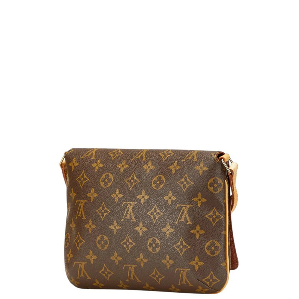 Louis Vuitton Monogram Musette Tango Short Shoulder Bag Brown Leather - Picture 2 of 10